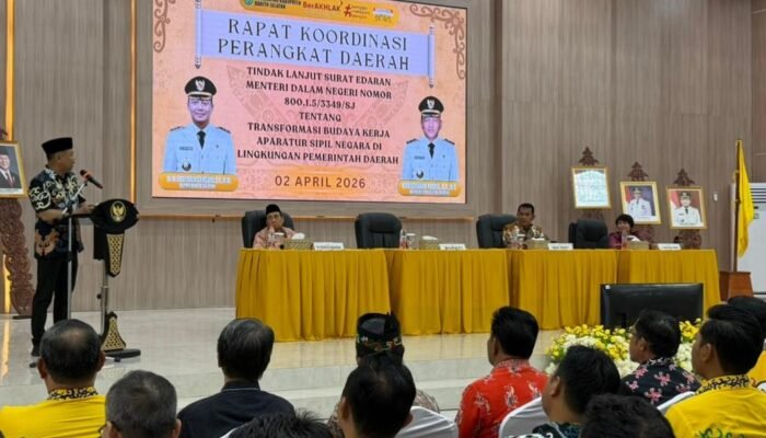 Bupati Barito Selatan Resmi Buka Rakor, Terapkan WFO-WFH untuk Dorong Transformasi Budaya Kerja ASN