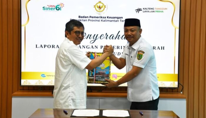 Pemkab Barito Selatan Serahkan LKPD 2025 ke BPK RI Perwakilan Kalimantan Tengah