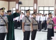 Kompol Muh Padholin Resmi Menjabat Wakapolres Barsel, Gantikan Kompol Muh Tommy Palayukan.