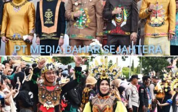 Hadiri Pelepasan Karnaval Budaya FBIM 2026, Bupati Eddy Raya Samsuri Ajak Lestarikan Budaya Dayak