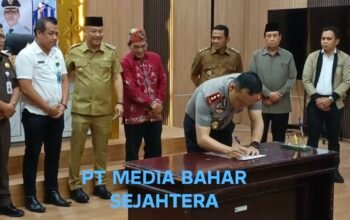 Kapolres Barsel dan Forkopimda Teken MoU Ketahanan Pangan serta Pencegahan Kekerasan Perempuan dan Anak