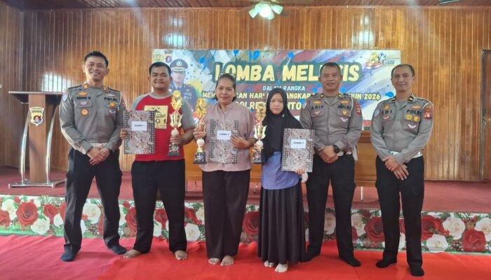 Meriahkan Hari Bhayangkara ke-80, Polres Barito Selatan Gelar Lomba Melukis untuk Kembangkan Kreativitas Generasi Muda
