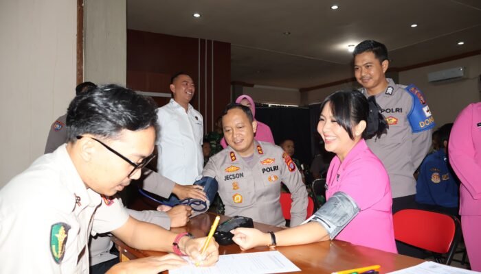 Polres Barito Selatan Gelar Donor Darah dan Berhasil Kumpulkan 80 Kantong Darah di HUT Bhayangkara ke-80