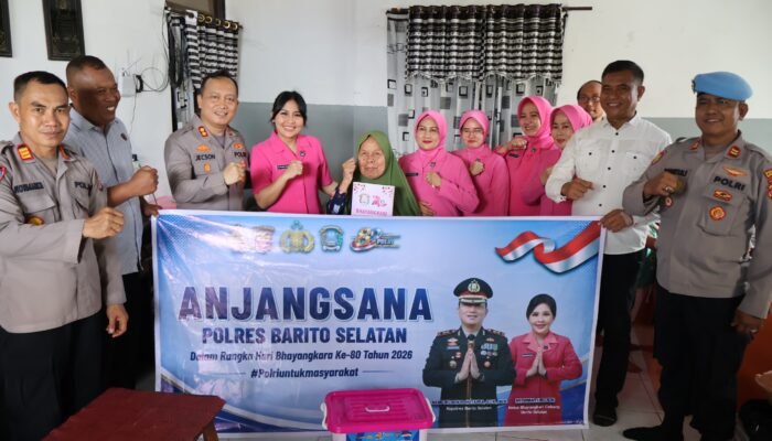 Anjangsana Hari Bhayangkara ke-80, Kapolres Barsel Pererat Silaturahmi dengan Purnawirawan Polri