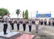 Kapolres Barito Selatan Pimpin Kenaikan Pangkat 28 Personel, Tekankan Profesionalisme dan Integritas