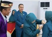Ketua TP PKK Barito Selatan Lantik Ketua TP PKK dan Tim Pembina Posyandu Kecamatan Dusun Selatan