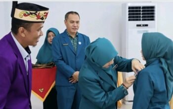 Ketua TP PKK Barito Selatan Lantik Ketua TP PKK dan Tim Pembina Posyandu Kecamatan Dusun Selatan