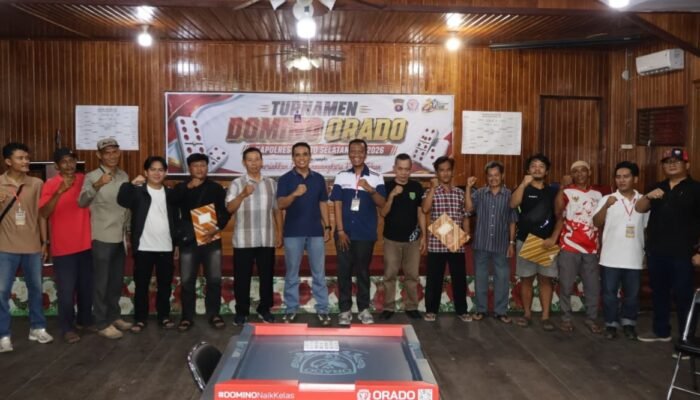 Wakapolres Barito Selatan Resmi Tutup Turnamen Domino Orado Kapolres Cup 2026, Pererat Sinergi Polri dan Masyarakat