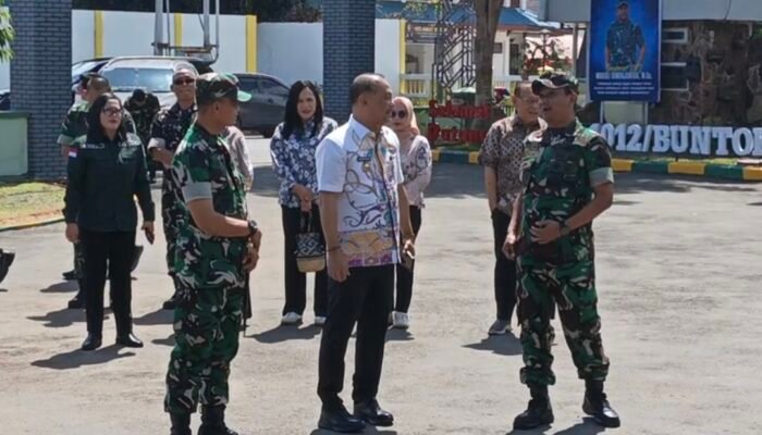 Bupati Eddy Raya dan Forkopimda Barsel Sambut Kunjungan Kasrem 102 Panju Panjung di Makodim 1012/Buntok