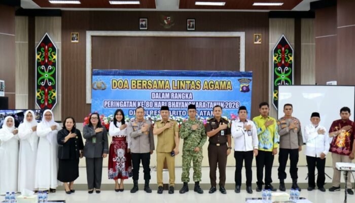 Menyambut Hari Bhayangkara Ke-80 Polres Barito Selatan Gelar Doa Bersama Lintas Agama