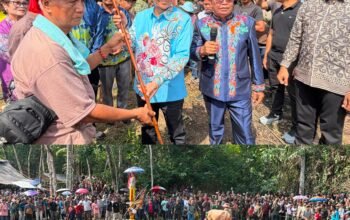 Wabup Barito Selatan Hadiri Puncak Ritual Wara Nyalimat, Tegaskan Komitmen Lestarikan Budaya Dayak