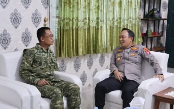 Kapolres Barsel Perkuat Sinergi dengan Dandim 1012/Buntok, Komitmen Jaga Stabilitas Keamanan Daerah