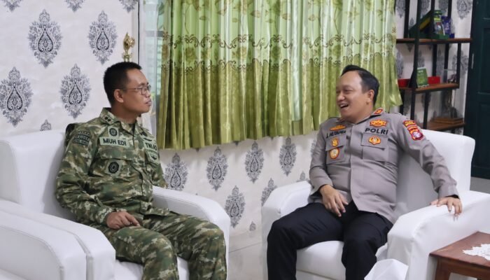 Kapolres Barsel Perkuat Sinergi dengan Dandim 1012/Buntok, Komitmen Jaga Stabilitas Keamanan Daerah