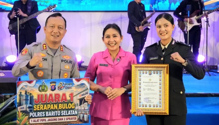 Polres Barito Selatan Raih Juara I Ketahanan Pangan Polda Kalteng, Inovasi Anjeli Masuk Nominasi Kementerian PANRB