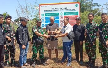 Kodim 1012/Buntok Amankan Dua Terduga Pencuri Aset Perusahaan Sitaan Satgas PKH, Satu Paket Diduga Sabu Turut Disita