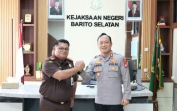 Kapolres Barsel Perkuat Sinergi Penegakan Hukum Lewat Silaturahmi dengan Kajari Barito Selatan