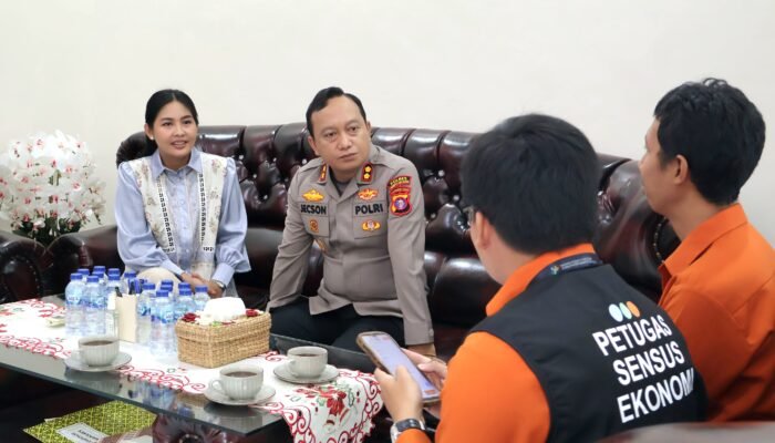 Kapolres Barsel Dukung Sensus Ekonomi 2026, Ajak Pelaku Usaha Berikan Data yang Jujur