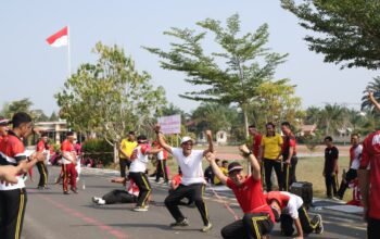 Semarak HUT RI ke-81, Polres Barsel Guncang Suasana dengan Jalan Sehat dan  Gelar berbagai Perlombaan
