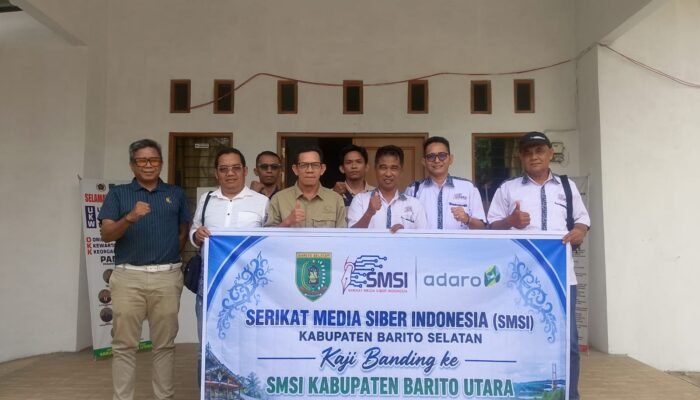 SMSI Barito Selatan Kunjungi SMSI Barito Utara, Pererat Silaturahmi dan Tukar Pengalaman