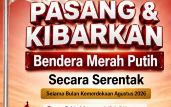 Sambut HUT ke-81 RI, Bupati Barsel Ajak Warga Serentak Kibarkan Merah Putih Selama Agustus