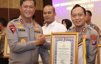 Kapolda Kalteng Apresiasi Kinerja Pelayanan Publik Polres Barsel, Tiga Penghargaan Diserahkan