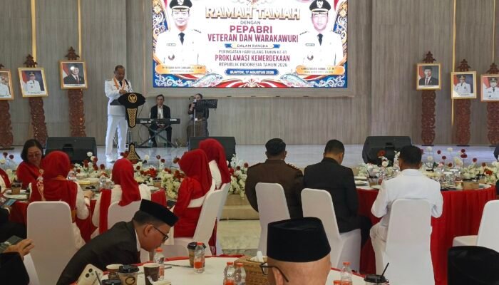Bupati Barsel Hadiri Ramah Tamah Bersama Veteran dan Warakawuri, Tegaskan Penghormatan kepada Pejuang Bangsa