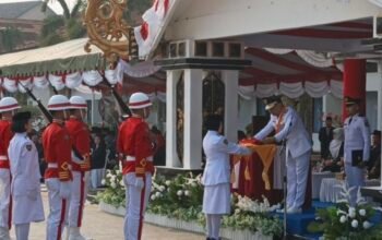 Bupati Eddy Raya Samsuri Pimpin Upacara HUT ke-81 RI di Barito Selatan