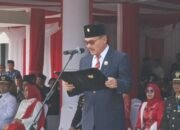 Seluruh Pimpinan DPRD Barsel Kompak Hadiri HUT RI ke-81, Ketua DPRD Bacakan UUD 1945