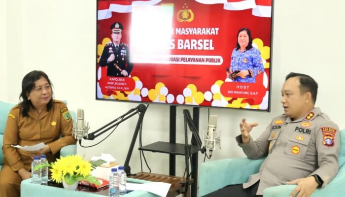 Kapolres Barsel Ungkap Inovasi Pelayanan Publik Lewat Podcast Diskominfo