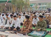 Barsel Dilanda Karhutla serta Kabut Asap, Bupati Eddy Raya dan Wakil Bupati Sholat Istiqo dan Doa Bersama Memohon Hujan