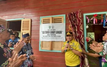Wabup Barsel Resmikan Balai Adat Isa Tunun Ganap Langar, Tekankan Pelestarian Budaya dan Gotong Royong