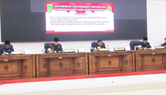 Tiga Fraksi DPRD Barsel Sepakat Bahas Perubahan APBD 2026.
