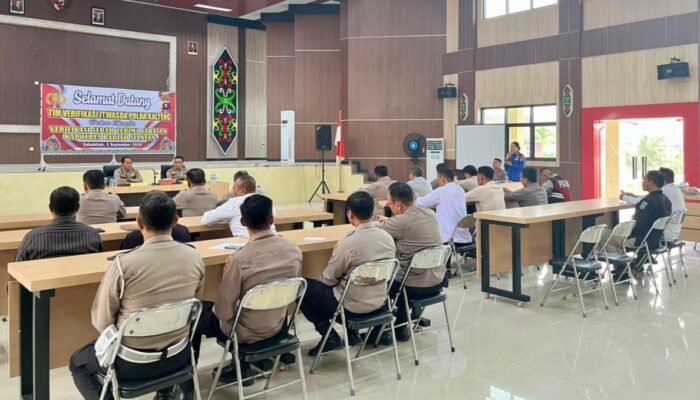 Jelang Pergantian Kapolres, Tim Itwasda Polda Kalteng Turun ke Barsel