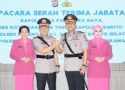 Sertijab Polda Kalteng Digelar, AKBP Jecson Ricsko Hutapea Tinggalkan Kursi Kapolres Barsel
