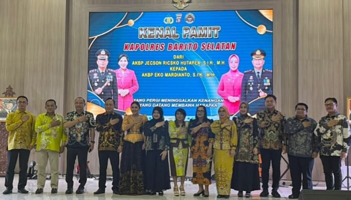 Malam Kenal Pamit Kapolres Barsel, Bupati Eddy Raya : Sinergi Tak Boleh Berhenti