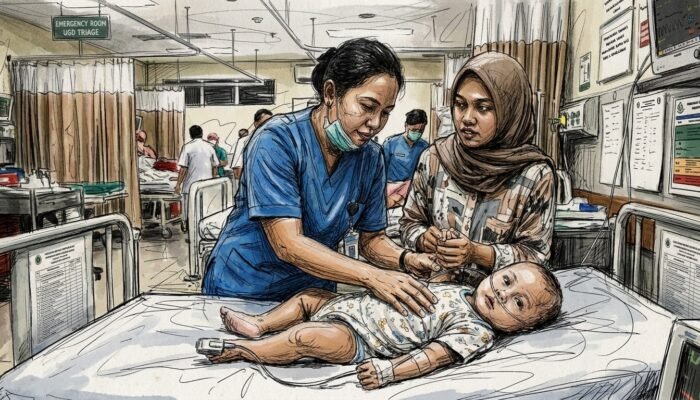 TRAGEDI KABUT ASAP! Bayi 6 Bulan Meninggal di IGD RSUD Buntok, Pneumonia Jadi Diagnosis Medis