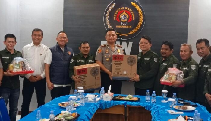 Kapolres Barsel Perkuat Sinergi dengan PWI, Tegaskan Komitmen Keterbukaan Informasi Publik