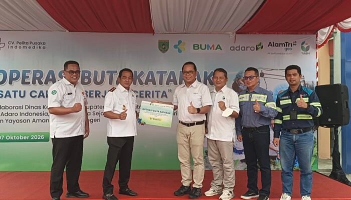 Pemkab Barsel Kerja Sama Dengan PT Adaro Gelar Operasi Katarak, 51 Mata Ditargetkan Jalani Tindakan